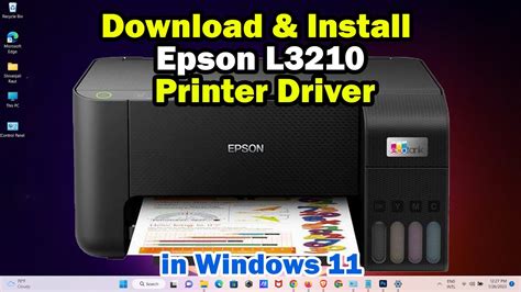 cara install printer epson l3210, How to download and install driver on epson l3210 without cd