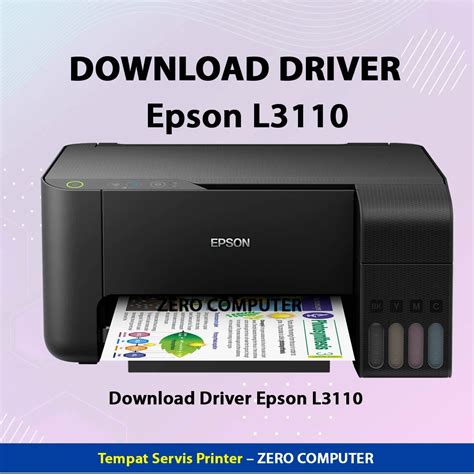 cara mendownload driver printer epson l3110, Cara setting printer epson l untuk cetak foto