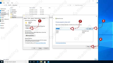 cara share folder di windows 10, Cara share file / folder di windows 10. Cara advanced sharing file & folder di windows 10