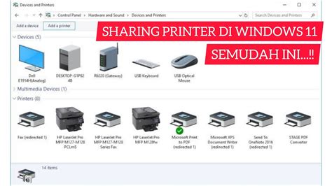 cara share printer windows 7 ke windows 11, 3 langkah cara sharing printer windows 11. √ panduan cara mudah sharing printer windows 11 (+ gambar)
