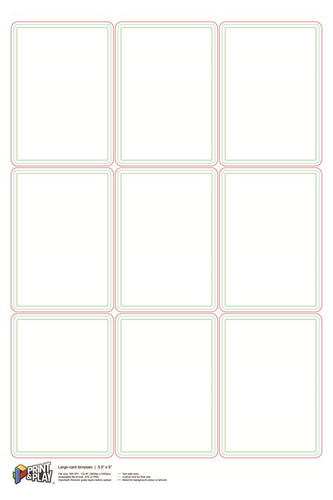 Card Layout Template