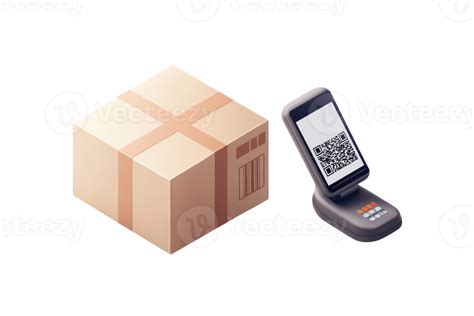 carton box qr code, Scan qr code in box carton and icons 2620609 vector art at vecteezy