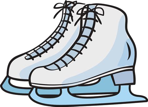 cartoon ice skates