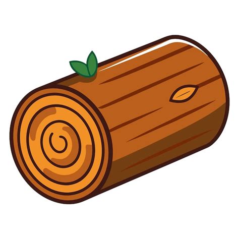 cartoon log background, Wooden log / cartoon vector and illustration, hand drawn style