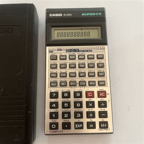 casio fx-100d, Casio fx-100d super-fx scientific calculator – retro unit