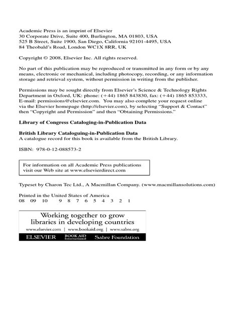 Cataloging In Publication Data