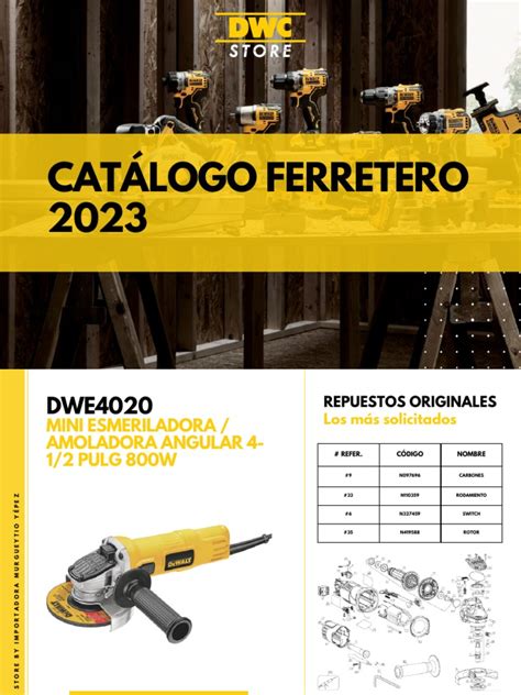 Catalogo De Repuestos Dewalt