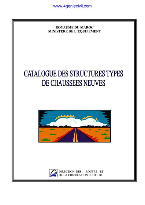 Catalogue Des Structures Types De Chauss Es Neuves