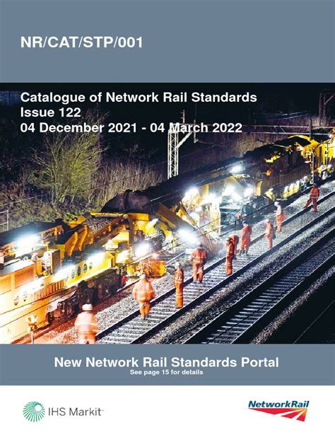Catalogue Of Network Rail Standards