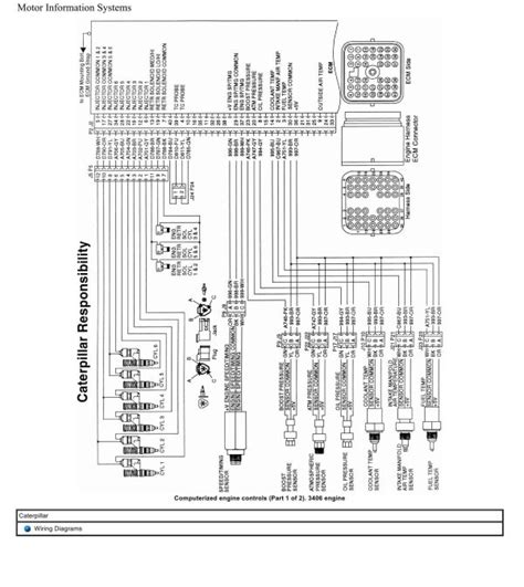 caterpillar 3406 engine wiring diagram free download 