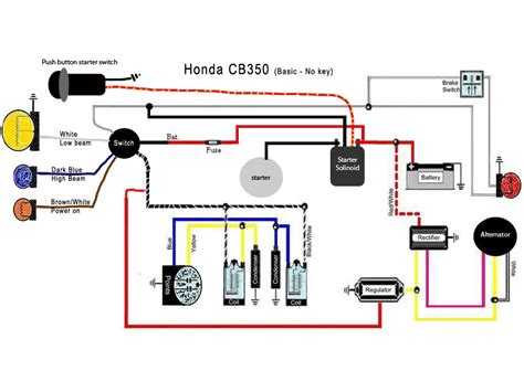 cb350 ignition wiring diagram 