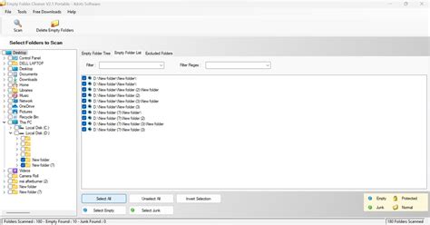 ccleaner empty folders, Ccleaner create the folder 