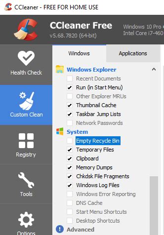 ccleaner empty recycle bin, How to recover a deleted file from the windows recycle bin. Empty recycle bin skipped files
