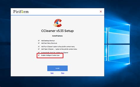 ccleaner intelligent cookie scan, How to enable ccleaner intelligent cookie scan for windows (explained). I have a new windows 8.1 laptop pc. is the microsoft windows defender
