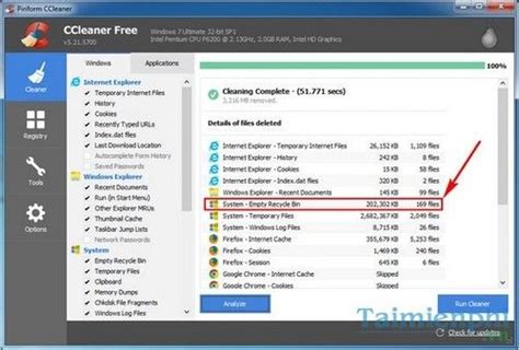 ccleaner system empty recycle bin, Bin recycle empty file. Empty recycle bin skipped files