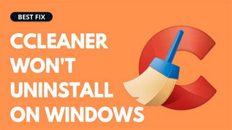 ccleaner won't uninstall, Ccleaner won't uninstall. Ccleaner won’t uninstall on windows 11/10/8 – tcg