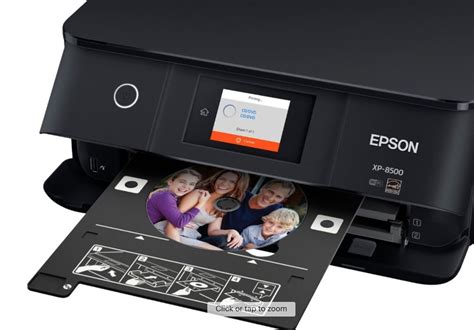 cd/dvd inkjet printer, Epson xp 8500 printer with dvd printing capability and ink cartridges. Epson dvd printer xp printers disc capability videolane