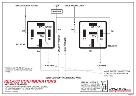 central door lock relay wiring diagram 