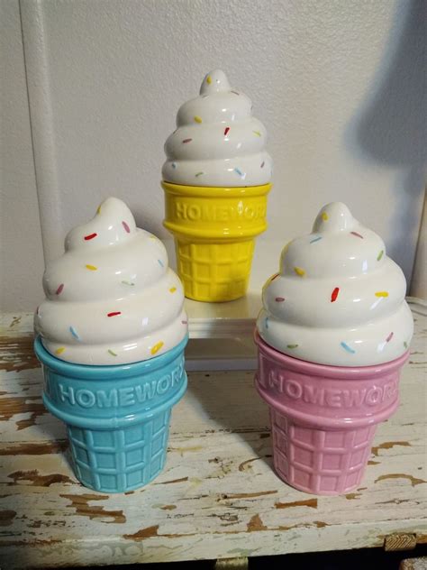 ceramic ice cream cone