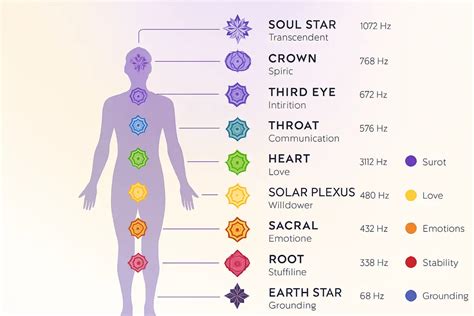 chakra system diagram of 