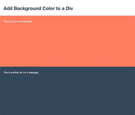 change div background color, Div background color – how to change background color in css