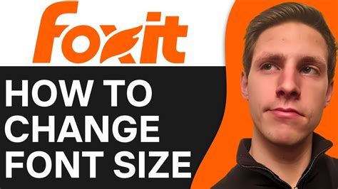 change font size foxit pdf editor, How to change the font size of a document – help center