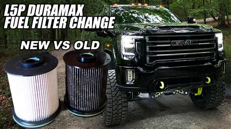 changing fuel filter duramax 