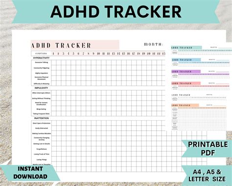 Chart Of Adhd