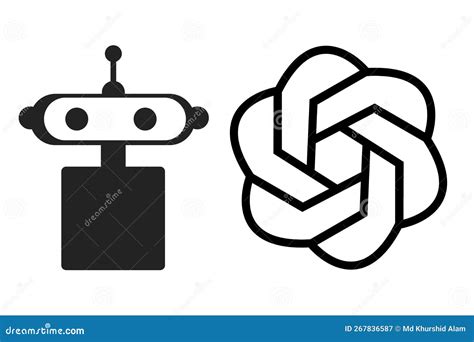 chatgpt robot logo, Robot chatgpt stock illustrations – 993 robot chatgpt stock