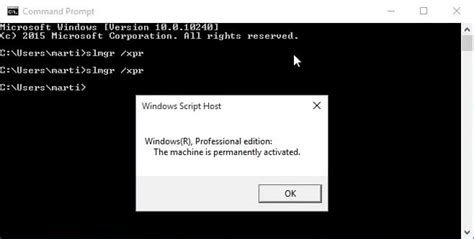 check windows activation command, Activated activation activate prompt permanently. How to know if my windows is permanently activated
