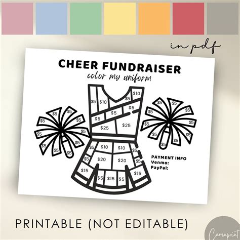 Cheer Uniform Fundraiser Template