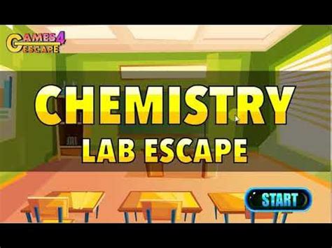 Chemistry Lab Escape Walkthrough