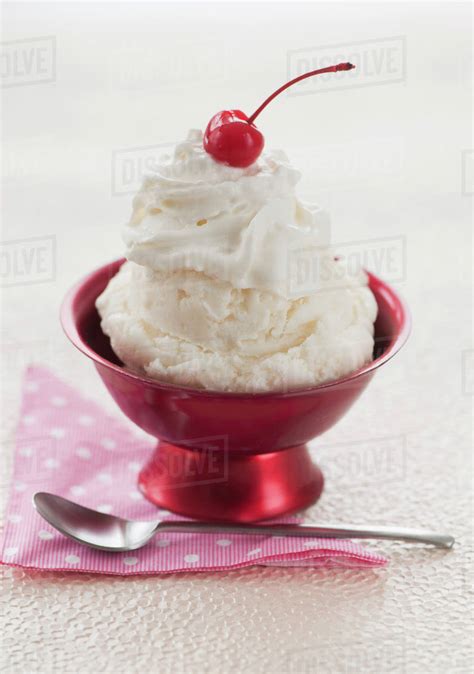 cherry on top of ice cream