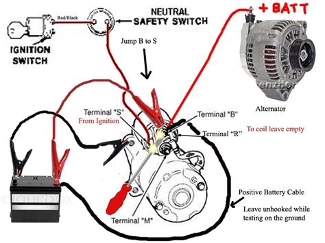 chevrolet starter wiring diagram 