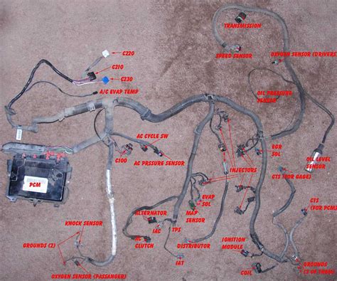 chevy engine wiring harness 