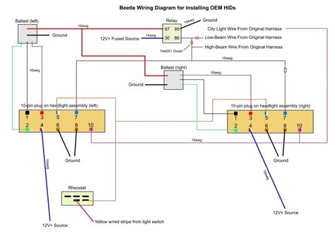 chevy headlight wiring upgrade diagram 