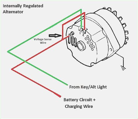 chevy truck alternator wiring diagram 