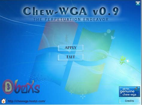 chew wga 0.9 the windows 7 patch, Download chew wga 0.9