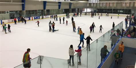 chilled pond ice skating rink