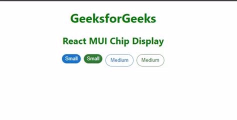 chip react mui, React mui chip display