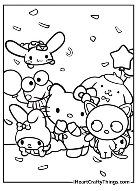 chococat coloring pages, Chococat sanrio recorte personagens melody dragoart maru kuromi feltro colouring besøk desde. Chococat party