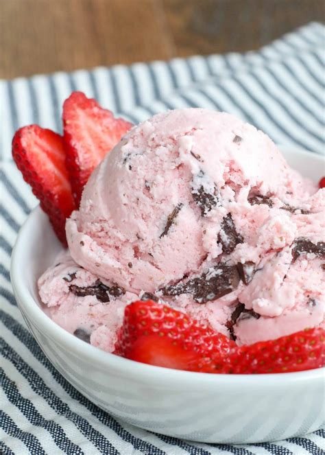chocolate covered strawberry ice cream