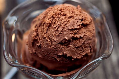 chocolate ice cream in vitamix