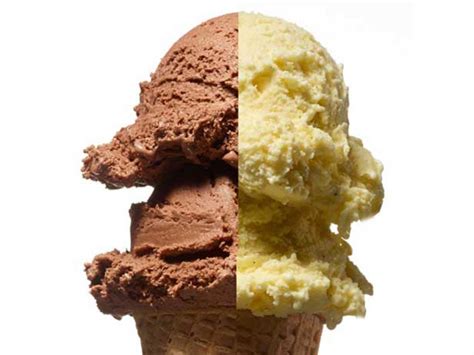 chocolate or vanilla ice cream