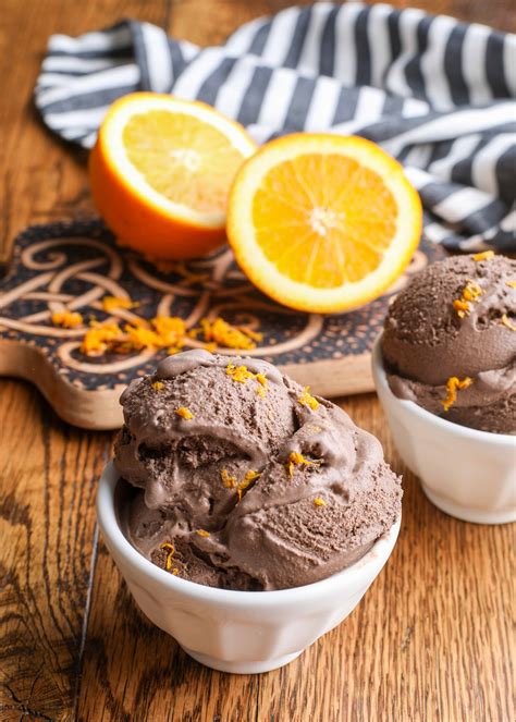 chocolate orange ice cream