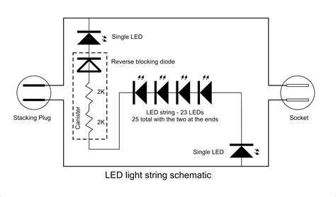 christmas led light wiring diagram 