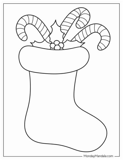 Christmas Stocking Free Template
