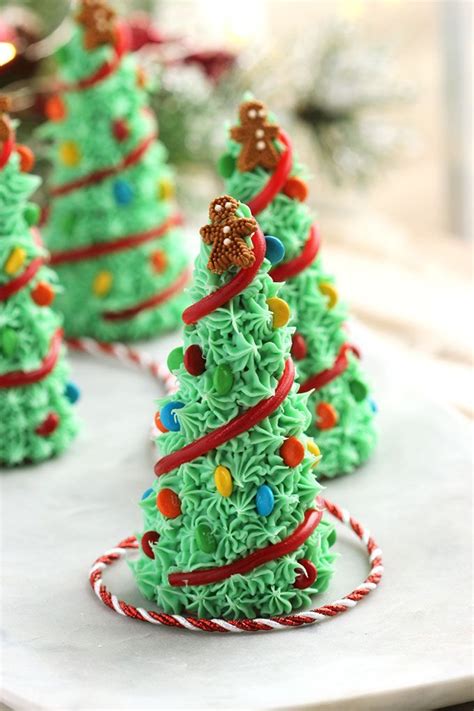 christmas tree ice cream cones