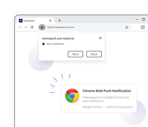 chrome notification from specific website, Chrome push notifications