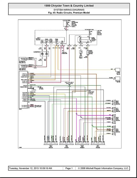 chrysler car stereo wiring diagram 